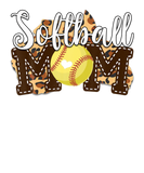 Discover Cute Softball Baseball Mom Leopard Women Girls Mot