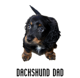 Discover Dachshund dad cute puppy photo custom