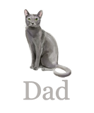 Discover Blue Russian Cat Dad, Cat Dad Gift, Cat Dad Presen