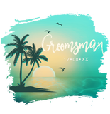 Discover Tropical Isle Groomsman Teal ID581