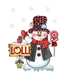 Discover Lolli Snowman Christmas Candy Cane Red Plaid Santa