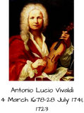Discover Antonio Lucio Vivaldi 1723