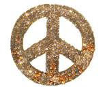 Discover Diamond & Gold Peace Sign