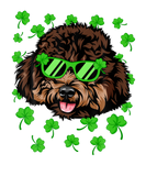 Discover Leprechaun Brown Poodle St. Patrick's Day Dog Sham