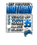 Discover Wake Up Turn 35 Game All Day Gamer 35Th Birthday P