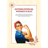 Discover Women's day Theme motivational Design