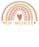Discover ER Nurse Boho Rainbow Cute Nursing Student