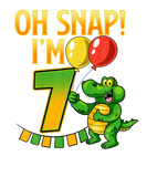 Discover 7Th Birthday "Oh Snap!" Funny Crocodile Balloons 7