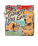 Discover Best Golden Dad Ever Vintage Dog Dad Retriever Own