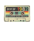Discover Best Of 1982 40Th Birthday Gift Cassette Tape Vint