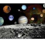 Discover Solar System Voyager Images Montage Space Photos