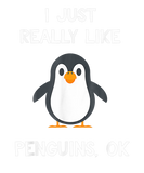 Discover Funny Penguin Girls I Just Really Like Penguins OK