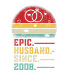 Discover Epic Husband Since 2008 Wedding Graphic 14Th Anniv
