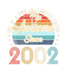Discover Awesome Since 2002 Vintage 20Th Birthday