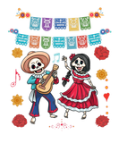 Discover Mexican Skeleton Couple Dancing Dia De Los Muertos
