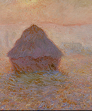 Discover Claude Monet - Grainstack, Sun In The Mist 1891