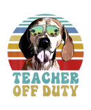 Discover Teacher Off Duty American English Coonhound Dog Su