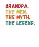 Discover Fathers Day Gift For Grandpa The Men The Myth The