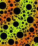 Discover Space Bubble Spots - Lime/Orange