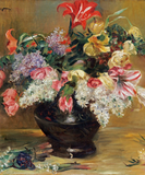Discover Lovis Corinth - Amaryllis, Lilac And Tulips