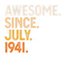 Discover Awesome Since July 1941 81St Birthday Gift 81 Year