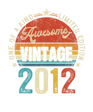 Discover Awesome 10 Years Old Vintage 2012 Retro 10Th Birth