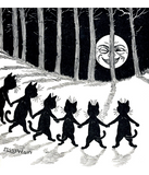Discover Full moon and Cats, Louis Wain