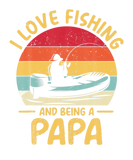 Discover Mens I Love Fishing And Being A Papa. Funny Vintag