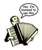 Discover Yes, I'm licensed to use this (Accordion)