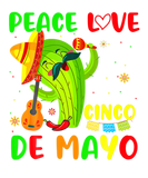 Discover Peace Love Cinco De Mayo Cactus Guitar Lover Fiest