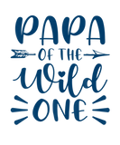 Discover Papa Of The Wild One Son Daughter 1St Birthday Fat