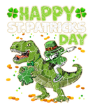 Discover Happy St Patricks Day Dabbing Shamrock T Rex Dinos