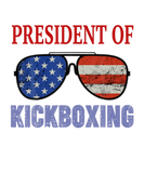 Discover President Of Kickboxing - American Flag Sunglasses