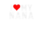 Discover I Love My Nana Family Matching Heart Nana