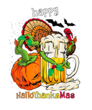 Discover Happy Hallowthankmas Beer Mug Thanksgiving Holiday
