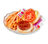 Discover Vintage Hamburger Plate Special