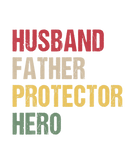 Discover Husband Father Protector Hero Vintage Father Day