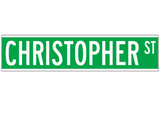 Discover Christopher St., New York Street Sign