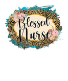 Discover Retro Blessed Nurse Floral Leopard Proud Nurse Lif