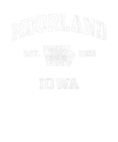Discover Moorland Iowa IA Vintage State Athletic Style