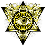 Discover Golden Master illuminati Mystical Eye Symbol