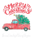 Discover Merry Christmas Santa Red Truck Family Pajama Tree