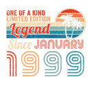 Discover Legend Since 1999 January 23Rd Vintage Gifts Birth