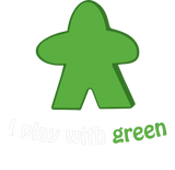 Discover I Play with Green Meeples Board Game