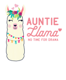 Discover Cute Auntie Llama Funny Alpacas Llamas Lover Gift