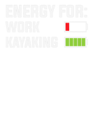 Discover Funny Kayaking Full Energy Battery Life Graphic Te