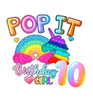 Discover Birthday Girl Pop It 10 Unicorn Girls Boys Pop It