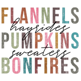 Discover Flannels, Hayrides, Pumpkins, Sweaters, Bonfires