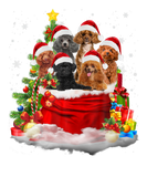 Discover Poodle Christmas Santa Claus Bag Christmas Pajama