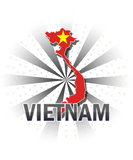 Discover Vietnam Flag Map 2.0